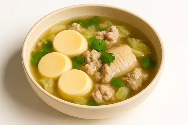 Clear Soup with Tofu