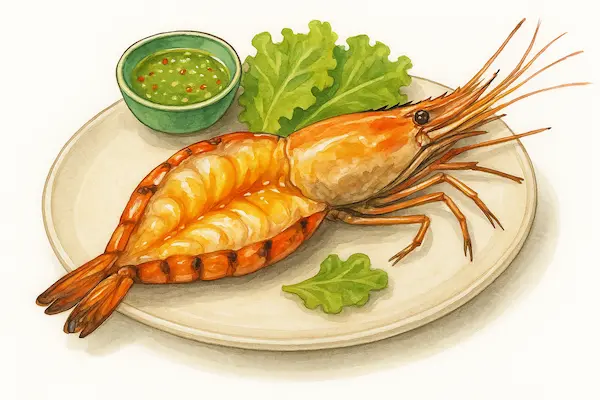 Grilled River Prawn