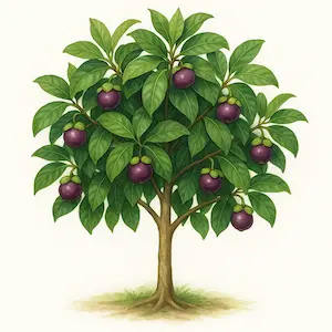 Mangosteen tree