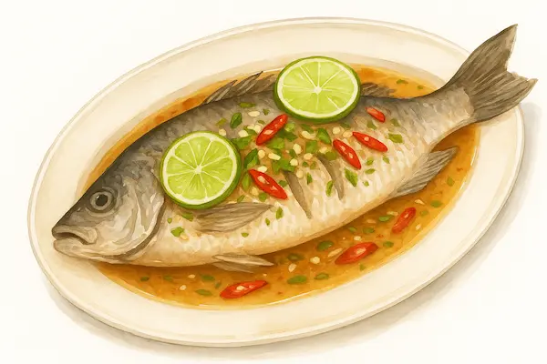 Steamed Fish with Lime