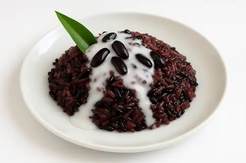Sticky Rice with Black Beans