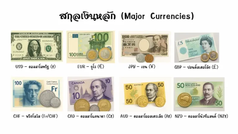 สกุลเงินประเทศต่างๆ (Currency) ภาษาอังกฤษ–ไทย พร้อมสัญลักษณ์